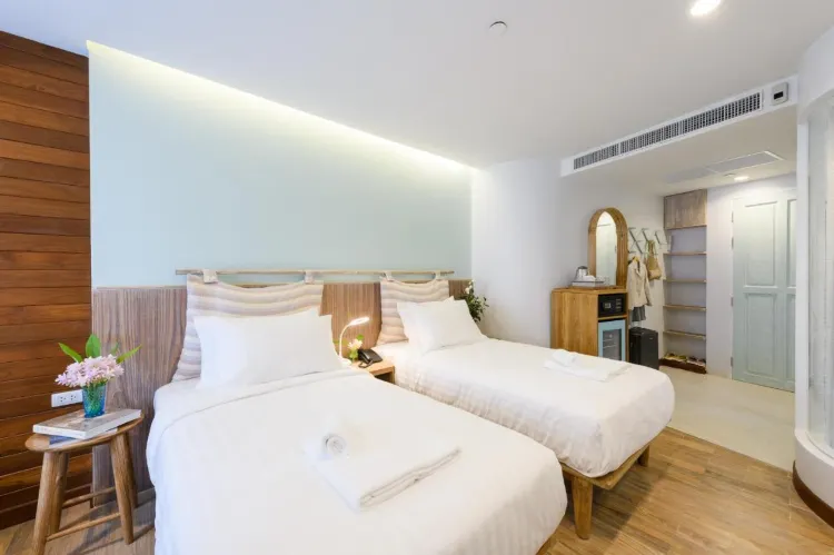 ห้องดีลักซ์ เตียงเดี่ยว 2 เตียง