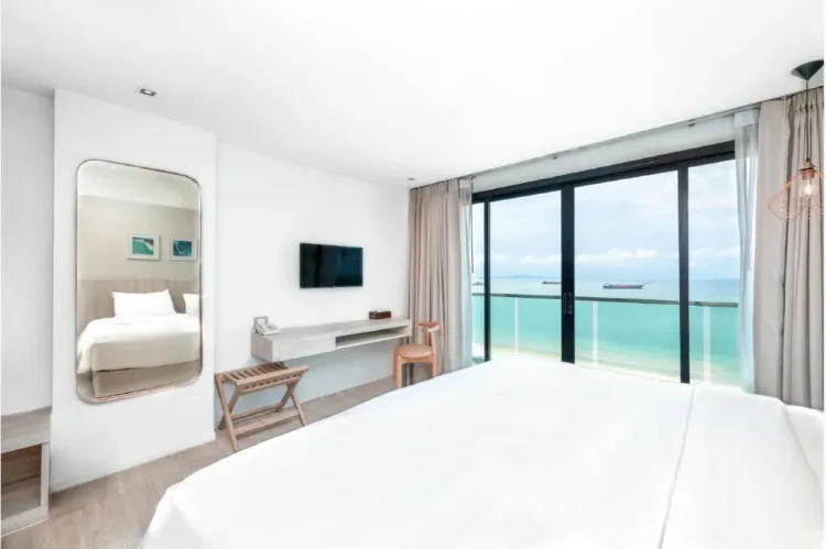 ห้องดีลักซ์ วิวทะเล เตียงเดี่ยว