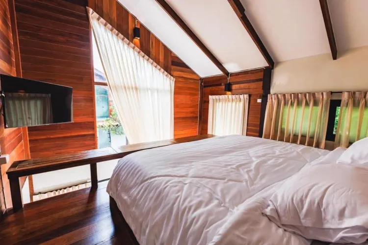 ห้องเตียงคิงไซส์พร้อมอ่างสปา