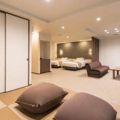 畳エリア付きツインスイート(オーシャンビュー)(高層階) 碧き凪ぎの宿　明治館 クーポン