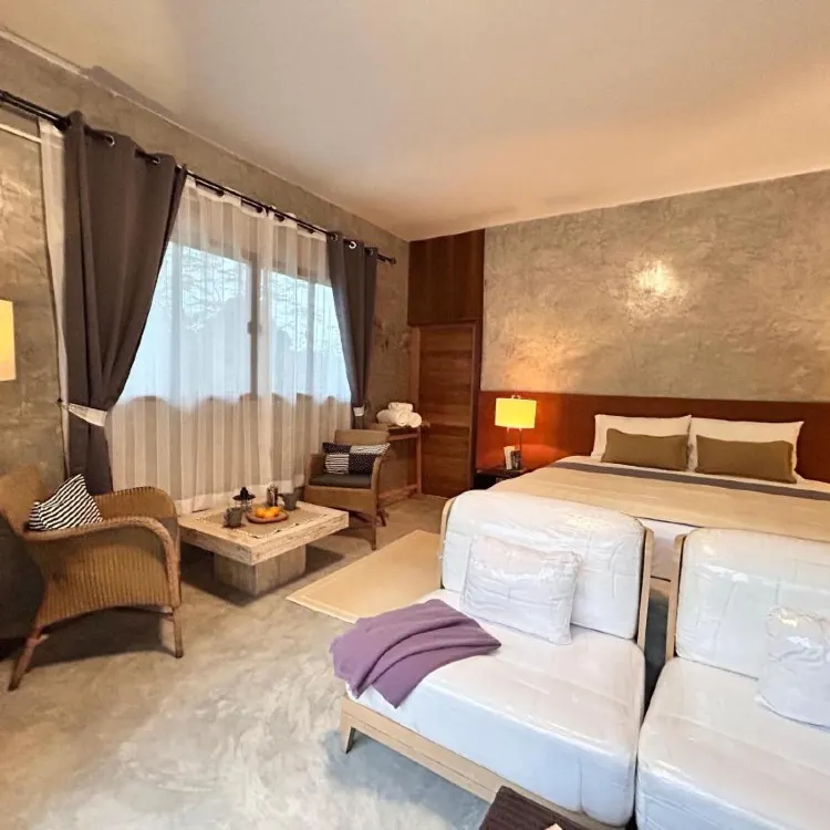 ห้องพักพร้อมวิวสวนสาธารณะ(เตียงควีนไซส์)