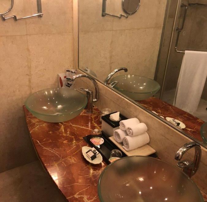 尊贵池景双床房