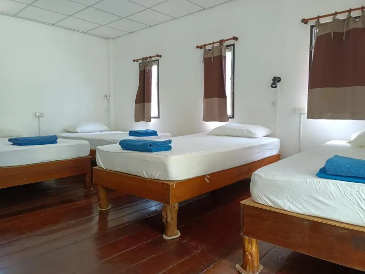 Bungalow 4 Single Bed Room With Fan