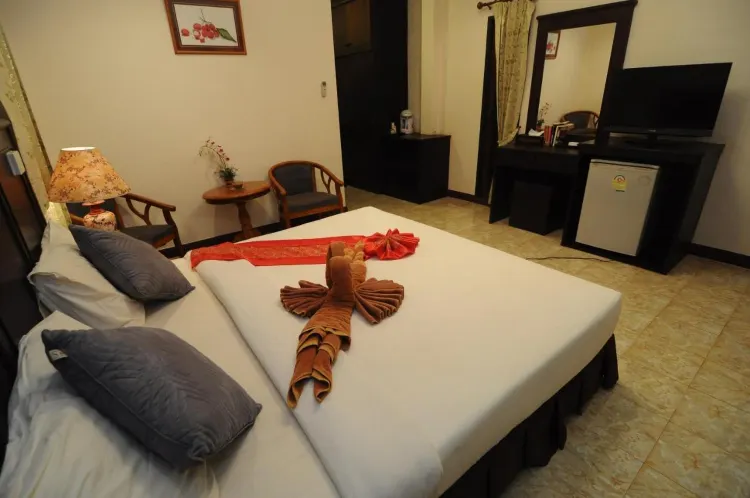 ห้องดีลักซ์ เตียงใหญ่ 1 เตียงหรือเตียงเดี่ยว 2 เตียง