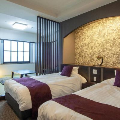 Twin Room With Tatami Area 208 草津温泉　お宿　幸泉（ゆきずみ） クーポン