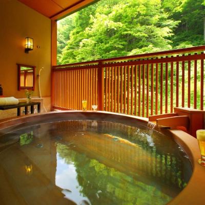 和室　デラックスルーム　露天風呂付 山野草の宿　二人静 クーポン