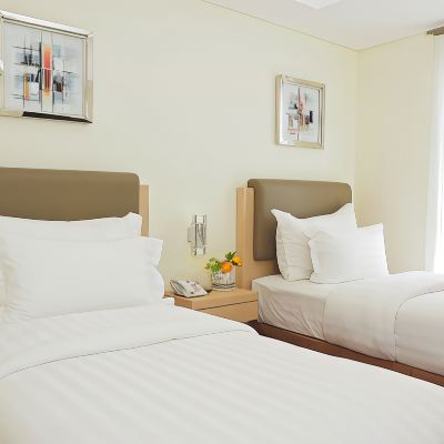 高級雙床房 禁菸 雅加達機場 II 號精品飯店優惠