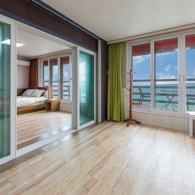 스파 오션 뷰 룸 201 (B동) 블루코랄펜션 쿠폰