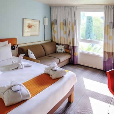 Superior Room on the Pool Side-1 Double Bed and 1 Double Sofa Bed