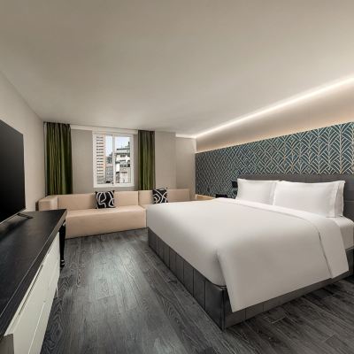 豪華工作室大床房（全屋智能+JBL音響+超大電視） 上海凱世精品酒店優惠