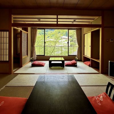 New Wing Deluxe, Corner Japanese-Style With Bath, Mountain View 赤目温泉隠れの湯 対泉閣 クーポン