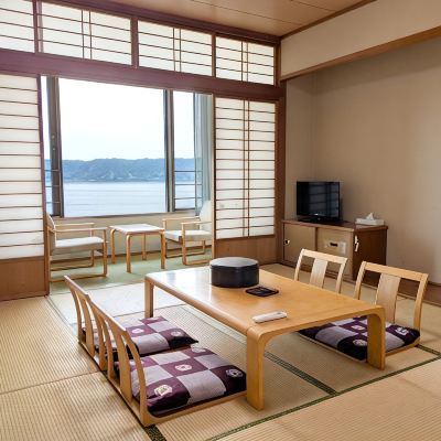 Ocean View Japanese Room 10 Tatami Mats (with Toilet, No Bath) 鹿児島市国民宿舎レインボー桜島 クーポン