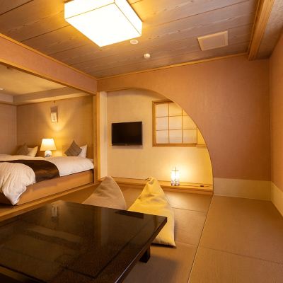 (TSUKIKOMA:デラックス和室)一般客室B 桜桃の花 湯坊いちらく クーポン
