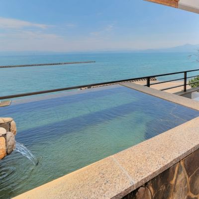オーシャンビュー準和風8畳露天風呂付 指宿温泉夫婦露天風呂の宿 吟松 クーポン