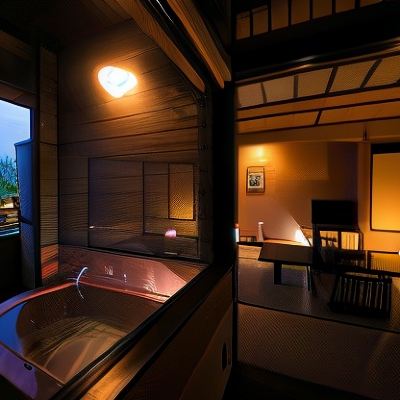 Room with Tatami Area and Private Bathroom