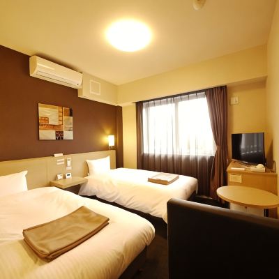 ツインルーム(バスルームあり)(喫煙) ホテルルートイン多賀城駅東 クーポン