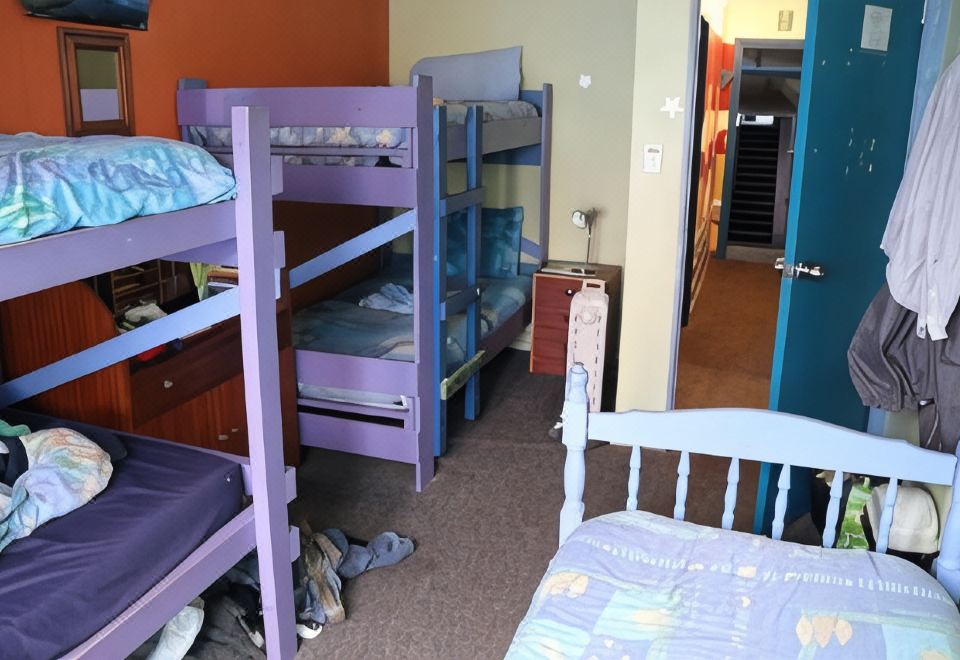 5人男宿舍间的床位