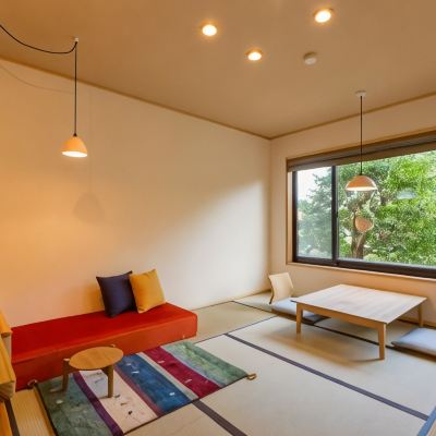 翠泉日式西式房間，帶半露天溫泉浴 烏姆拉亞旅館優惠