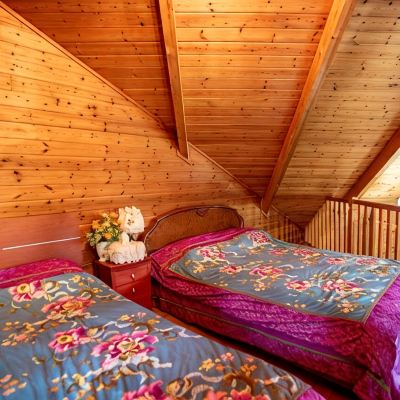 스카이 시너리 (독립 주택, 복층) 로그캐빈 펜션 쿠폰