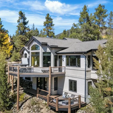 Luxury Keystone Riverfront House w/ Hot Tub, Mountain Views, Golf & Ski Access