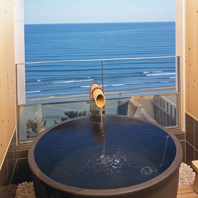 プライベート露天風呂&海の眺めの和室 青島グランドホテル クーポン
