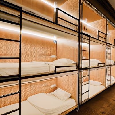 Dormitory Bed| Snooze Luxury Pods-Middle Pod