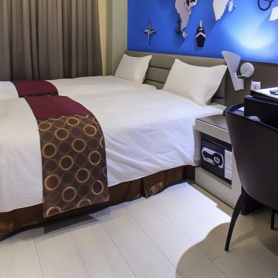 卓越雙床房-無停車位 星漾商旅中清館優惠