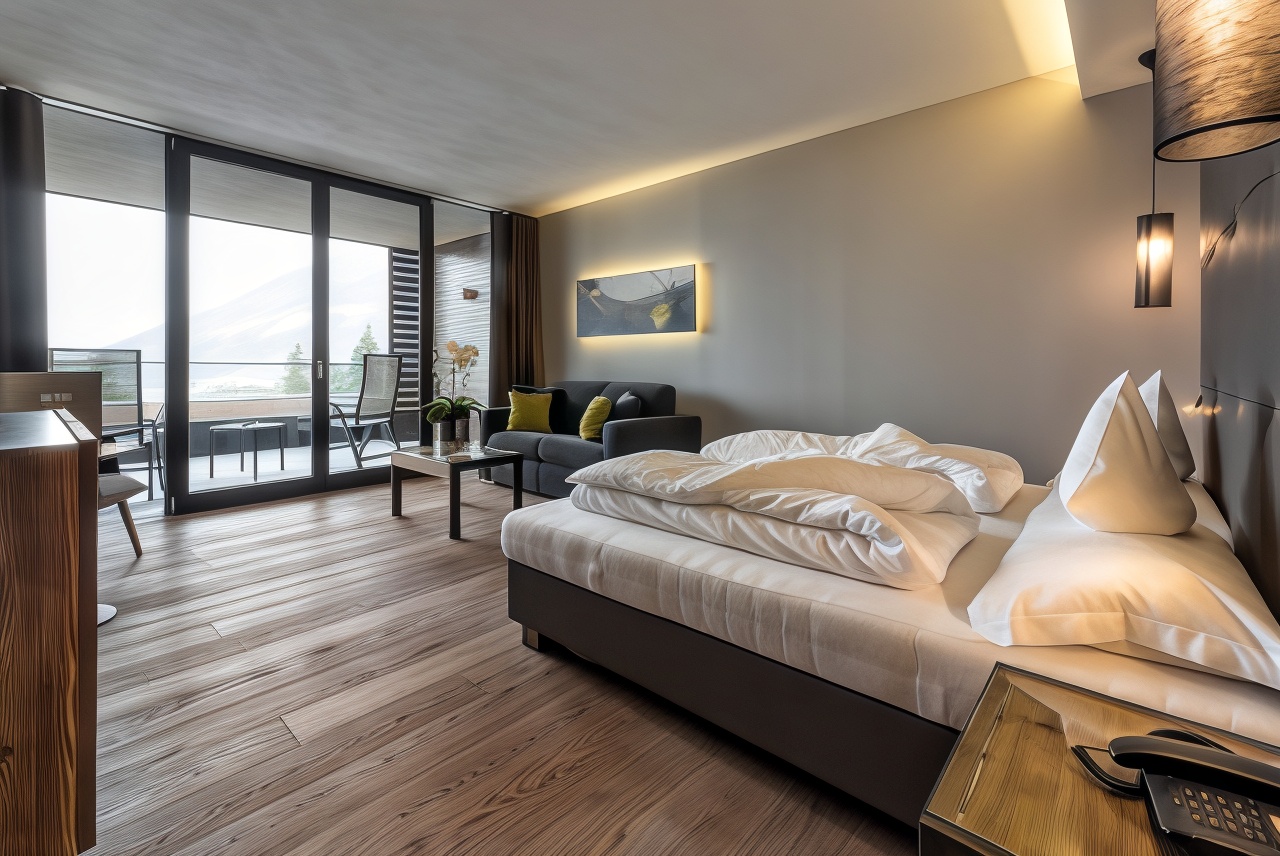 Comfort Suite, 1 King Bed, Balcony, Garden Area