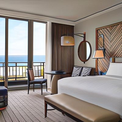 Club King Room with Coastal View  and Balcony