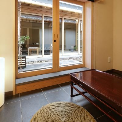 和風ツインルーム ロフト付き 庭の景色付き 京町家旅館さくら うるし邸 クーポン