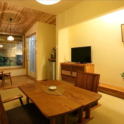 和風ガーデンビュールーム(露天風呂) お宿 花かんざし クーポン