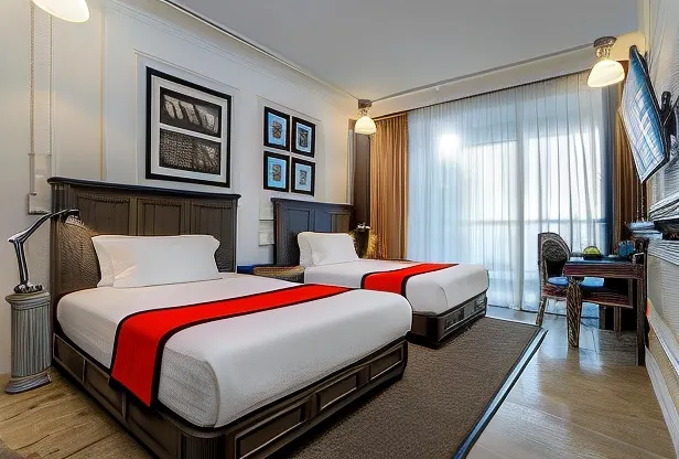 ห้องดีลักซ์เตียงแฝดพร้อมวิวมหาสมุทร