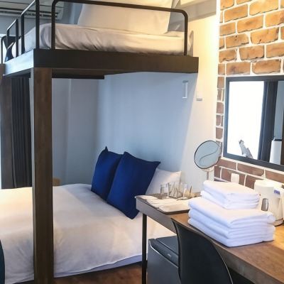 スタンダード ファミリールーム 2段ベッド (上段シングルサイズ/下段ダブルサイズ） N.33 Hakata St. River Side クーポン