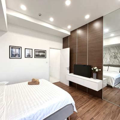 華麗公寓, 1 間臥室, 城市景觀 西貢 9 號 - 河門住宅飯店 - 無邊際游泳池及健身房優惠