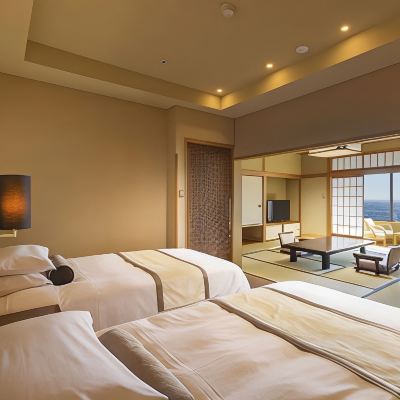 【露天風呂付客室】ロイヤルスイート 瑞雲（禁煙） 稲取銀水荘 クーポン