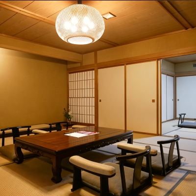 Room With Open-Air Bath [Healing Bath] (12 Tatami Mats Japanese Room + 6 Tatami Mats Japanese Room) 扉温泉明神館 クーポン