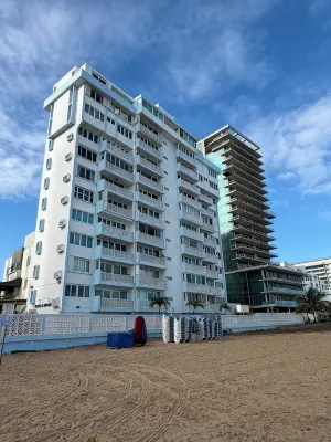 Modern Beach Front Studio -Oceanview Balcony. On CONDADO BEACH San Juan PR