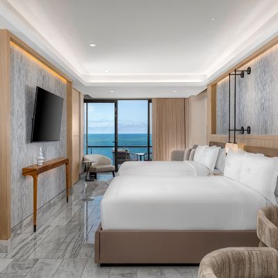 Deluxe Room 2 Queen Beds-Ocean Front Waldorf Astoria Cancun Promo Code