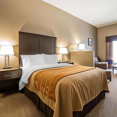 King Suite with Jetted Tub-Non-Smoking Comfort Inn & Suites Vernal - National Monument Area Promo Code