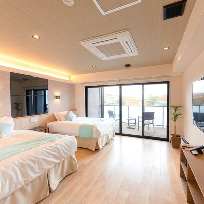 Barrier-Free Twin Room With Private Terrace Non Smoking