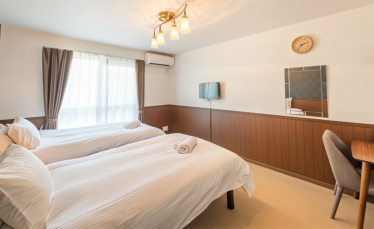 标准双床房【浴缸泡澡观影+中日英语言服务+智能烘乾机+禁烟】