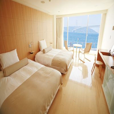 Ocean Pearl Bridge View [Standard] [Twin Room] [Non-Smoking] [Ocean View] ホテルセトレ神戸・舞子 クーポン