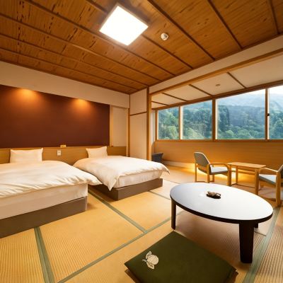 ツインルーム(バスルーム) 黒部・宇奈月温泉 桃源 クーポン