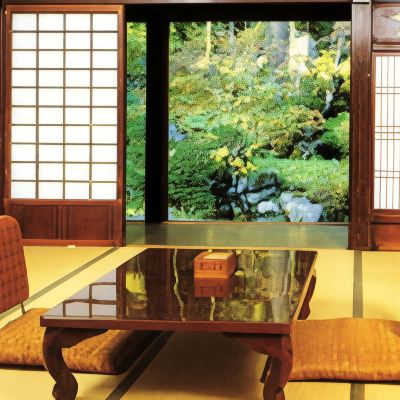 和風ガーデンビュールーム 宿坊 極意　徳善院流細打ち戸隠そばとかやぶき屋根の文化財の宿 クーポン