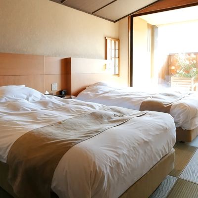 温泉露天風呂付きデラックススイート 湯宿 季の庭 クーポン