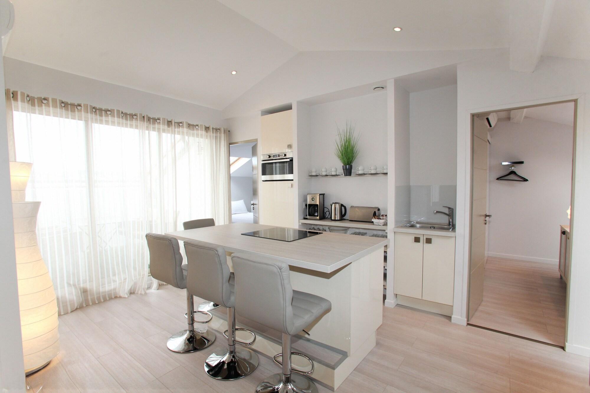 豪华两卧室公寓 - 带露台