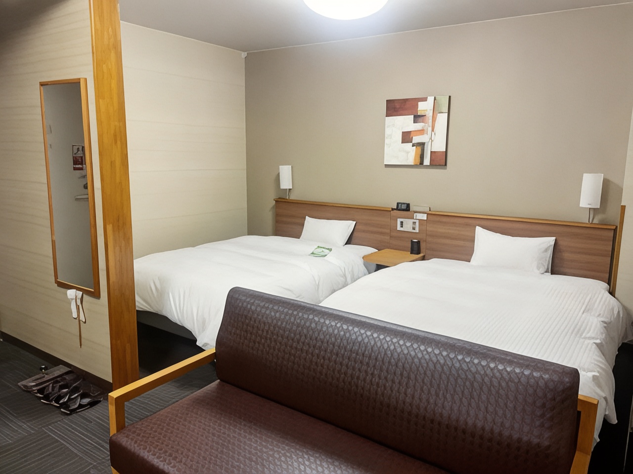 Hotel Route-Inn Nagaizumi Numazu Inter 2双床房 - 禁烟
