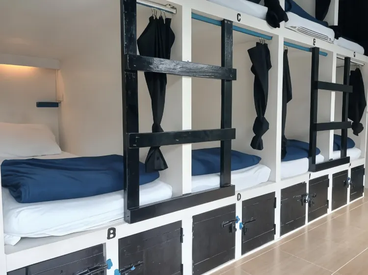 Bed In 8 Bed Mixed Dormitory With Balcony And Mountain View