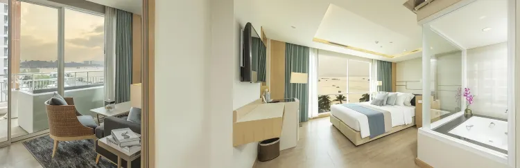 ห้องสวีทห้องนอนเดียววิวทะเล