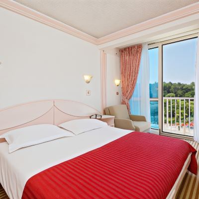 Classic Double Room with Side Sea View